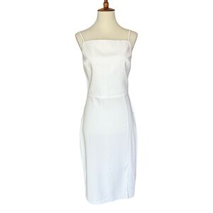 Amanda Uprichard Pencil Midi Dress White size small